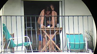 Hidden camera cought the neighbours fucking