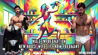 Male Impregnation new house wife life now pregnant