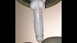 Fuck a dildo on a table - check link for more 😜