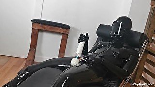 Gasmask Hood Masturbation - Part 2