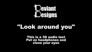 Look around you - a femdom themed 3D audio (Binaural) test