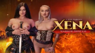 WARRIOR PRINCESSES Xena and Gabrielle Taking Prison Guard For Threesome