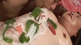 Japanese BBW Sushi Fetish