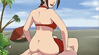 Four Element Trainer (Sex Scenes) Part 48 Azula Beach Rub By HentaiSexScenes