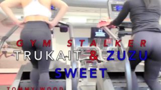 Fitness Girls Big Ass Fucked by a Creeper from the Gym, Threesome