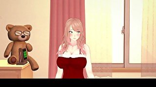 3D/Anime/Hentai: Hottie In Christmas Outfit Gets Fucked!