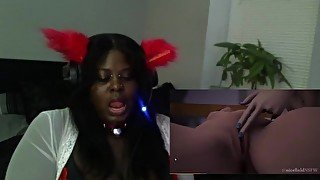 ASMR + VIBRATOR IN MY PUSSY WHILE REACTING TO CHLOE AND MAX LIS BDSM