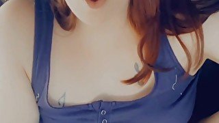 Warning- Loud Moans! ️ Almost off my cycle, but so horny! I just had to tease and play with myself, while moaning.