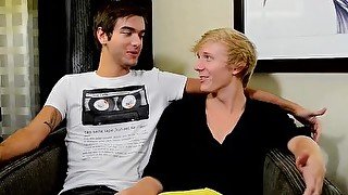 Gay lovers Evan and Tanner want to fuck all night long