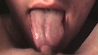 Boyfriend's tongue touches my clit at that makes me cum