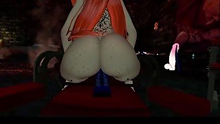 Red Head elf Girl first time making a video ( VRchat ERP)