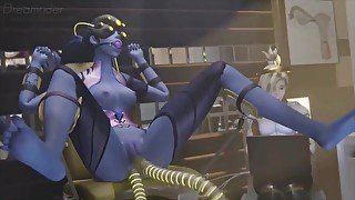 Widowmaker Fucked In Both Holes