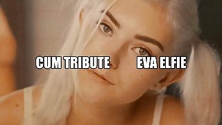 29 Duke Hunter Stone Cum Tribute - Sexy Eva Elfie takes Daddy's CUM