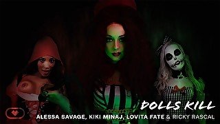 Alessa Savage, Lovita Fate And Kiki Minaj In Dolls Kill