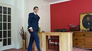 P-unished by the Headmaster - Naughty schoolboys must report to Headmaster Pandora Blake