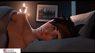 Mercy Hard Fucked By Futanari Pharah Love Hotel Hentai Story  Futanari Hentai Overwatch 4k 60fps