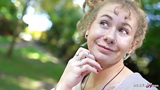 GERMAN SCOUT - FIRST ASS FUCKING CREAMPIE I TINY GIRL JULIA JUICE I GERMAN DREADLOCKS - German