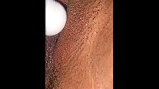 Extreme Close Up Pussy and Vibrator