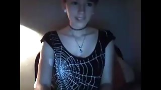 Skinny dutch cutie teases