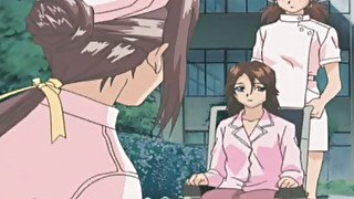 Sexy Japanese hentai beautiful nurse gets nailed doggy style properly