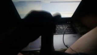 Trans Girl cums on webcam | Amateur Trans