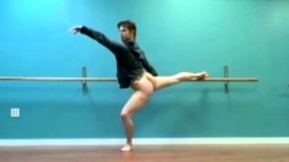 Male ballet practice (without tights!)