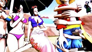 luffy masturbation one piece