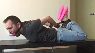 Hogtied in Pink