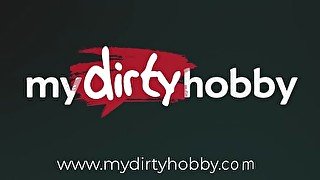 MyDirtyHobby - Horny guy helps his friend move and gives her bed a test run