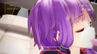 MMD Yukari Yuzuki pov fellatio