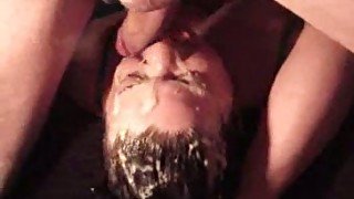 I sprayed whipped cream on my GF's face and throatfucked her