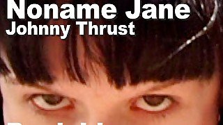 Noname Jane & Johnny Thrust poolside suck cumshot