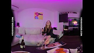 vr180 vaping aesthetic beauty margarita pleasuring herself self love