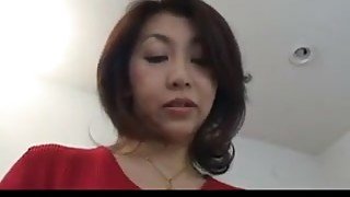 Horny Japanese Asian Cougar Fucked And Creampied