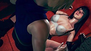 Tifa final fantasy 3d animation