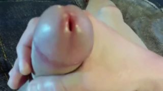 Pov close-up of my cock Cumming - cum 10