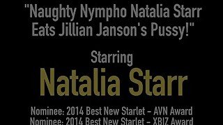 Naughty Nympho Natalia Starr Eats Jillian Janson's Pussy!