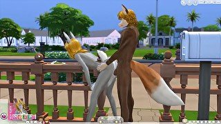 Wolf And Bunny Sims 4 Furry Earth Day