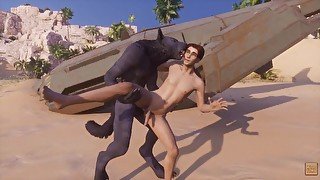 Wild Life / Werewolf Fucks  Guy (Gay Furry)