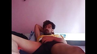 Boy masturbating hard