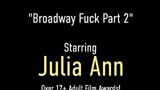 Ass Fucked Cougar Julia Ann Mounts Hard Dick Under Bright Theater Lights!