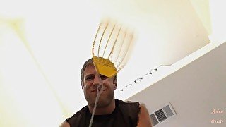 Alpha Shrinks & Doms Pansy With Fly Swatter POV