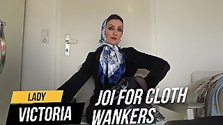 Headscarf Mistress: Horny jerk off instructions for cloth wankers