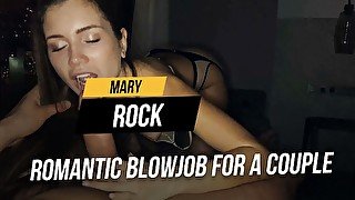 Romantic blowjob for a couple