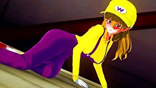 WARIO HAS TRANSFORMED INTO A SEXY GIRL AND YOU FUCK HER ! HENTAI SUPER MARIO UNCENSORED