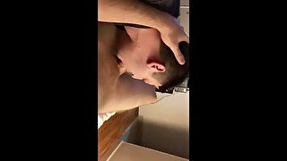 Buddy comes for a BJ, gets his ass pounded.