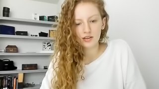 Sensual Solo Jerk Off with sexy redhead teen