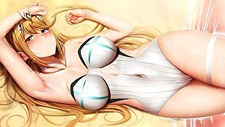 Divine's Summer Waifu Challenge Part 5! Mythra's Light-Speed Technique! (Hentai JOI)