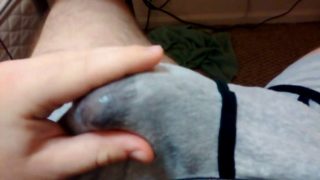 Fapping by underwear, nice cumshot