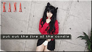 put out the fire of candle - Fetish Japanese Video